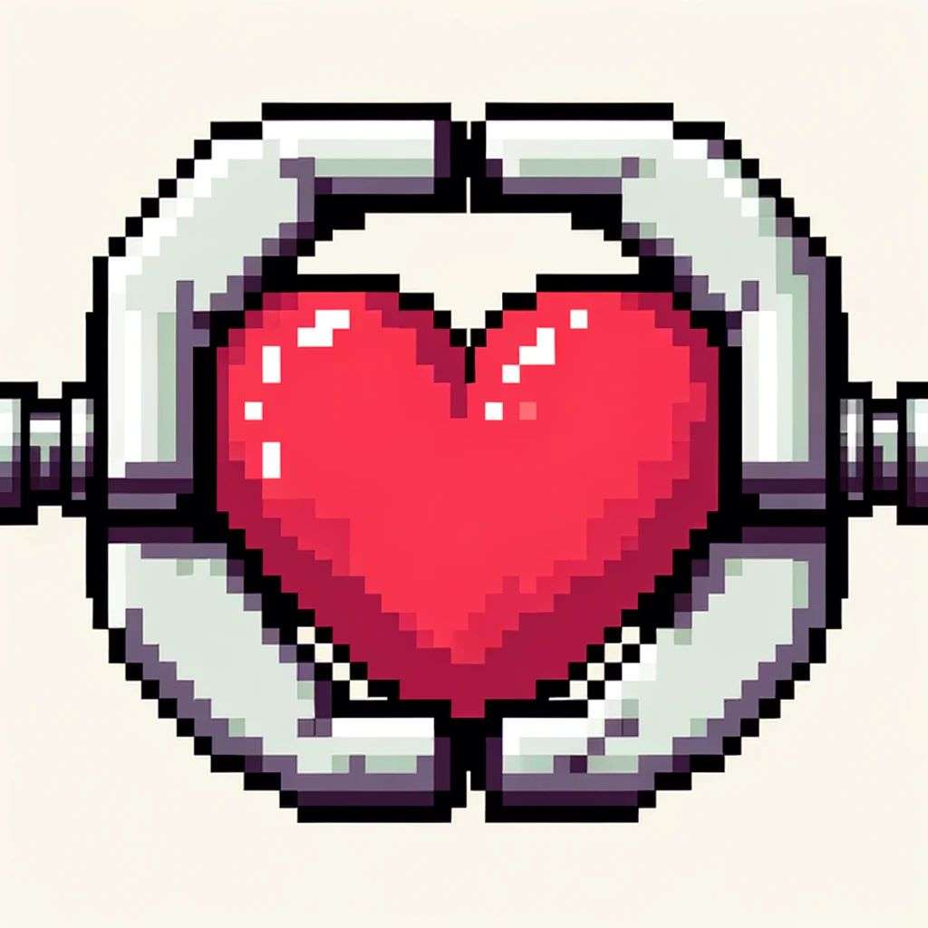 a representation of anxiety, pixel art
